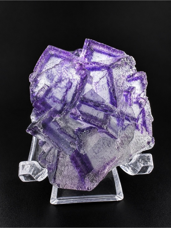 Other - Flourite Purple Edge Huanggangliang Mine- Inner Mongolia